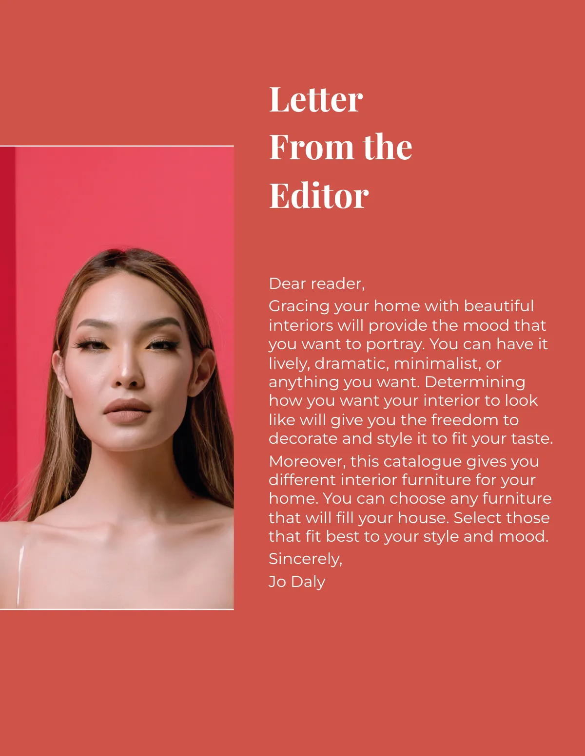 Free Simple Interior Catalogue Template to Edit Online