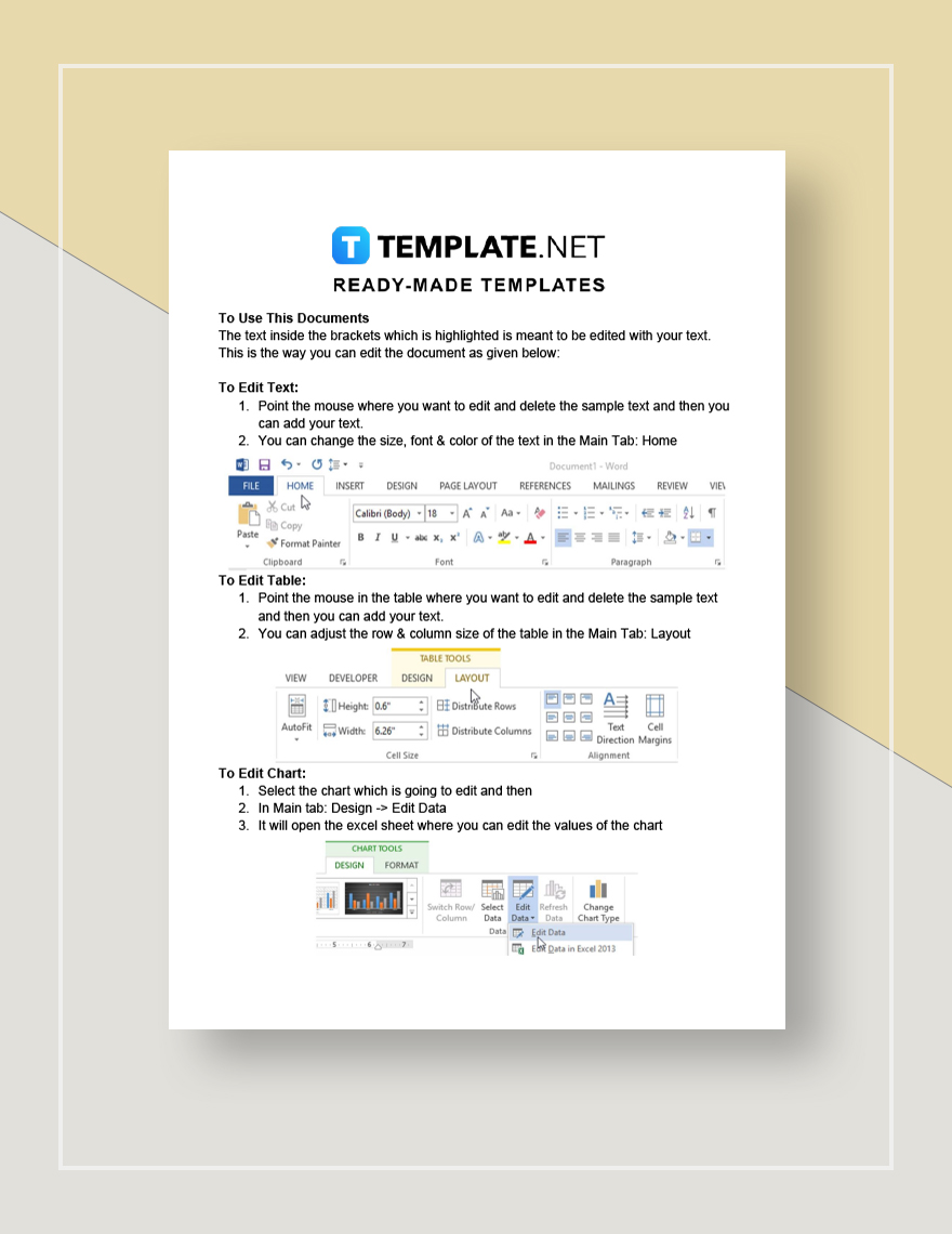 Flow Sheet Template
