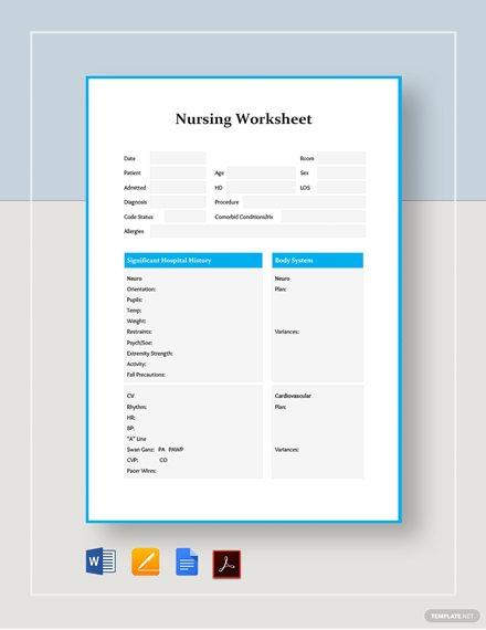 Download 62+ Work Sheet Templates - PDF | Word | Excel | Google Docs