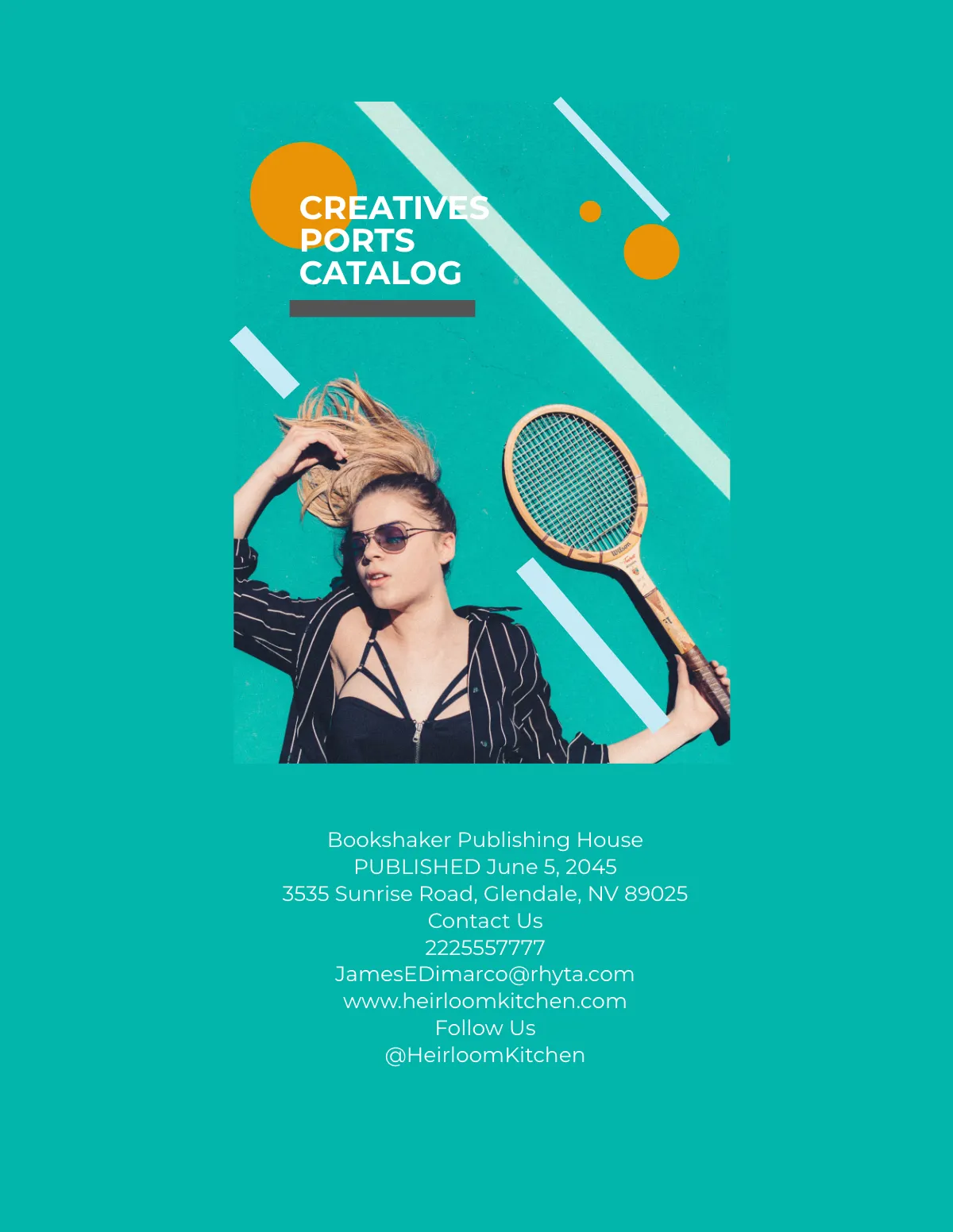 Free Creative Sports Catalog Template to Edit Online