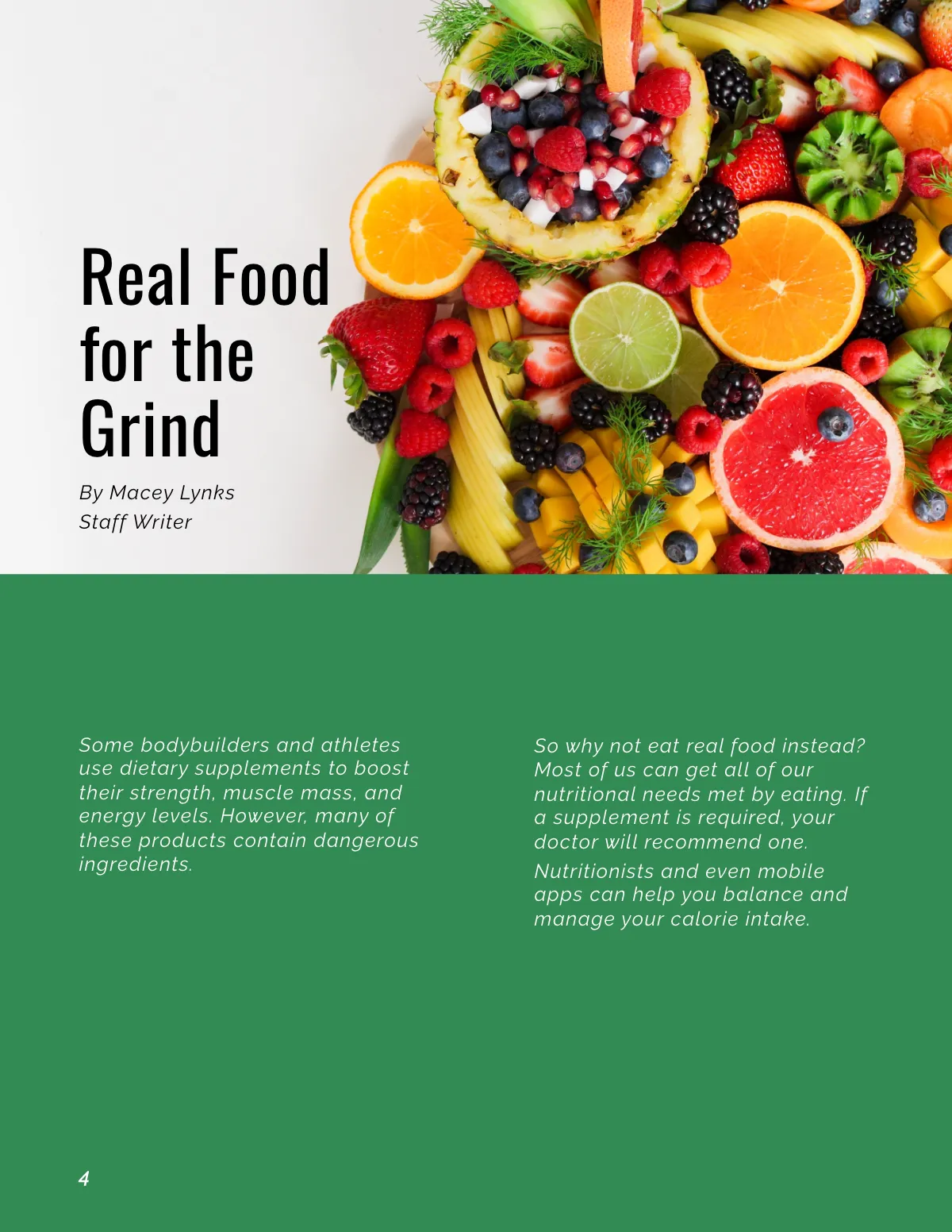 Free Sports Nutrition Catalog Template to Edit Online