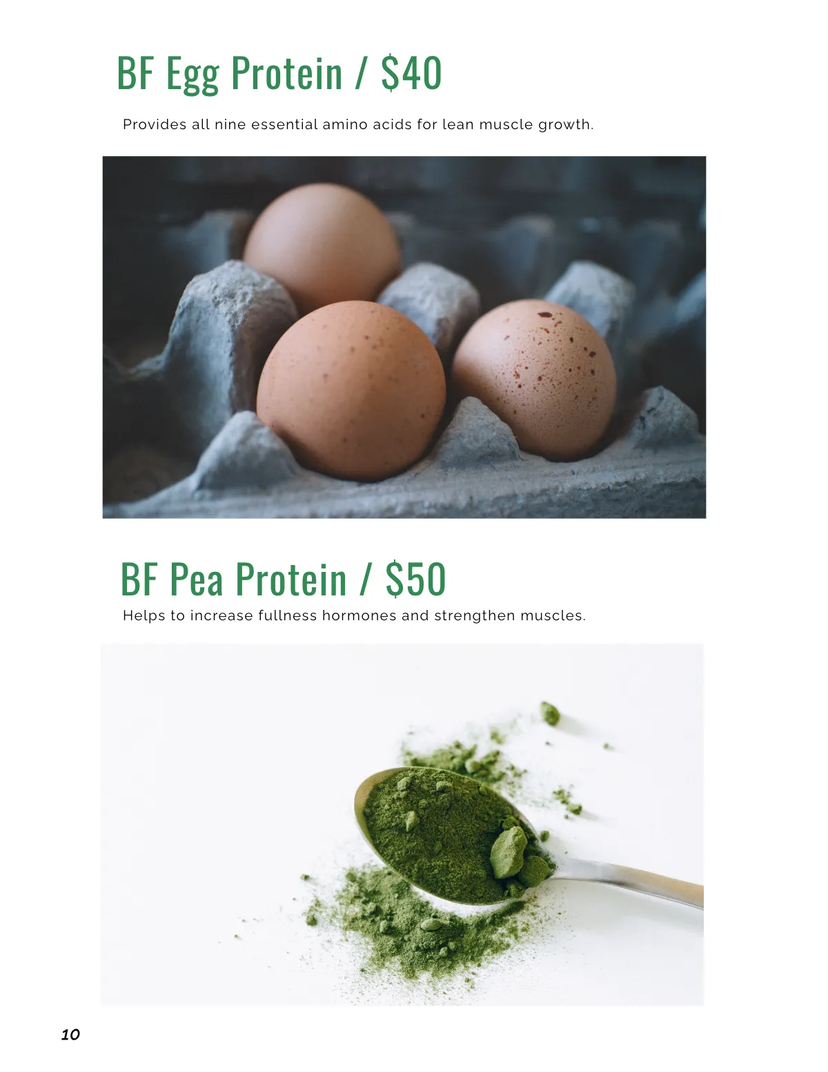Free Sports Nutrition Catalog Template to Edit Online