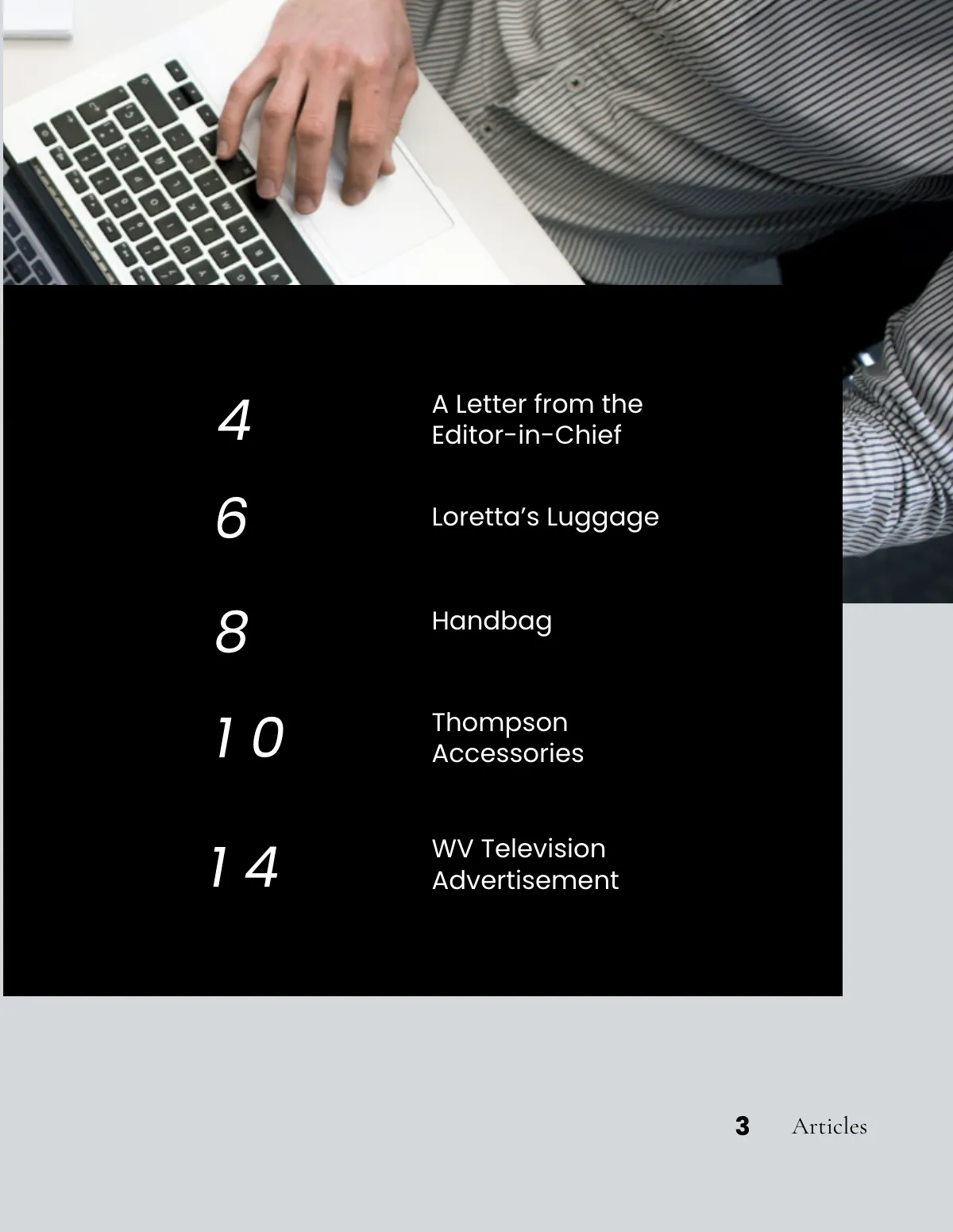 Free Minimalist Corporate Catalog Template to Edit Online