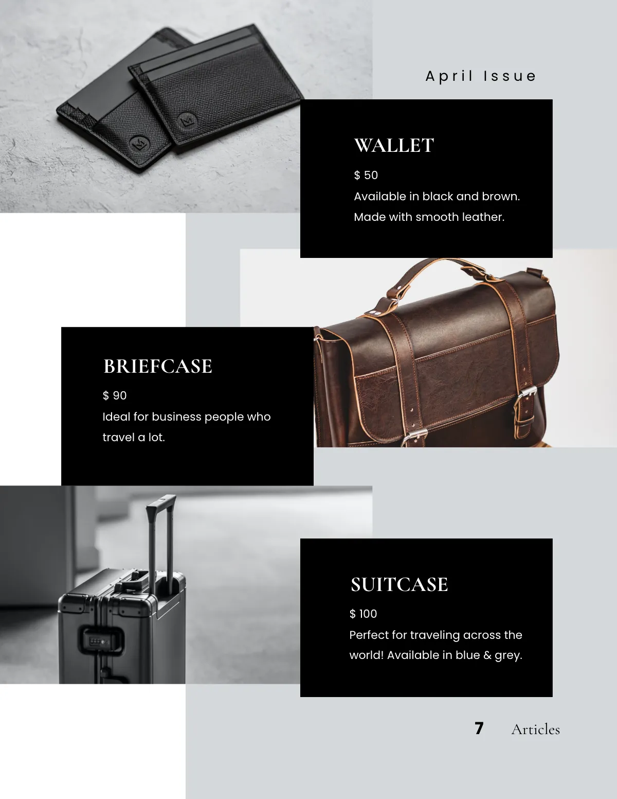 Free Minimalist Corporate Catalog Template to Edit Online