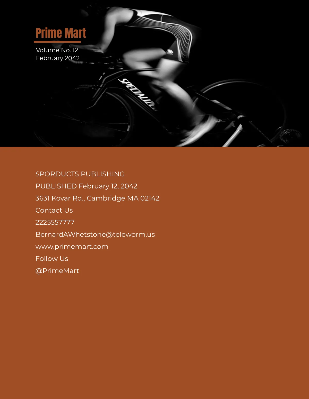 Free Sports Product Catalog Template to Edit Online