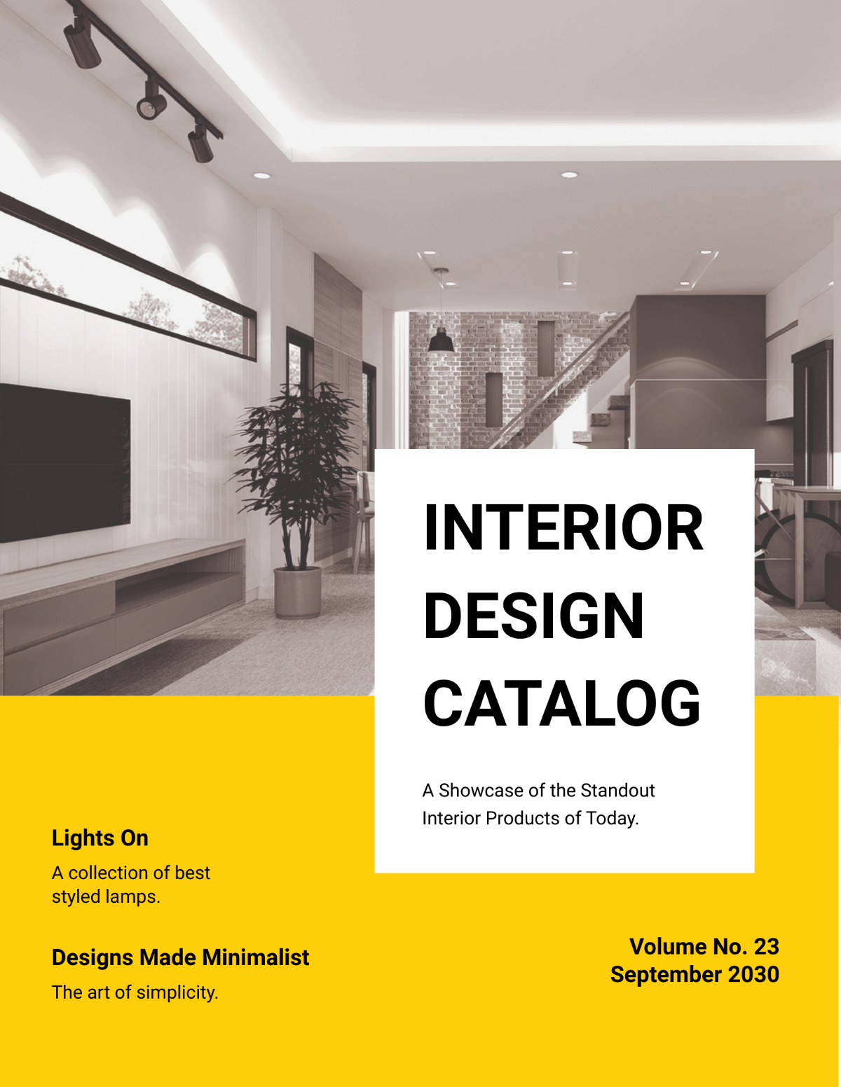 Creative Interior Design Cataloge Template