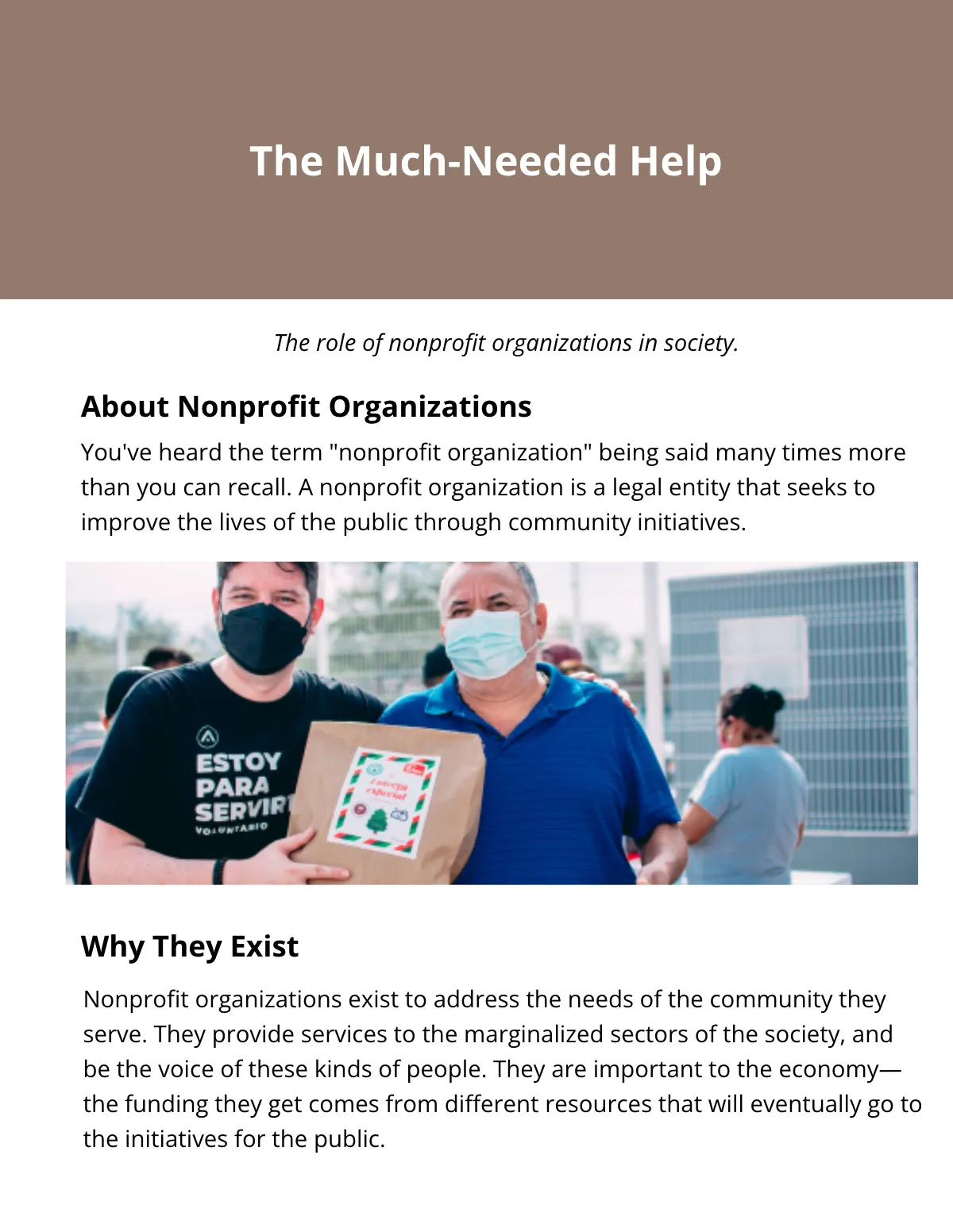 Free Nonprofit eBook Template to Edit Online