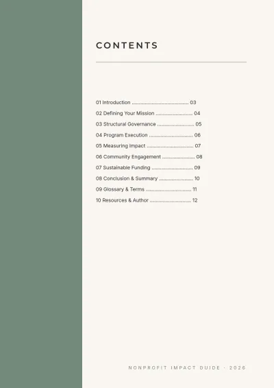 Free Nonprofit eBook Template to Edit Online