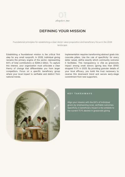 Free Nonprofit eBook Template to Edit Online