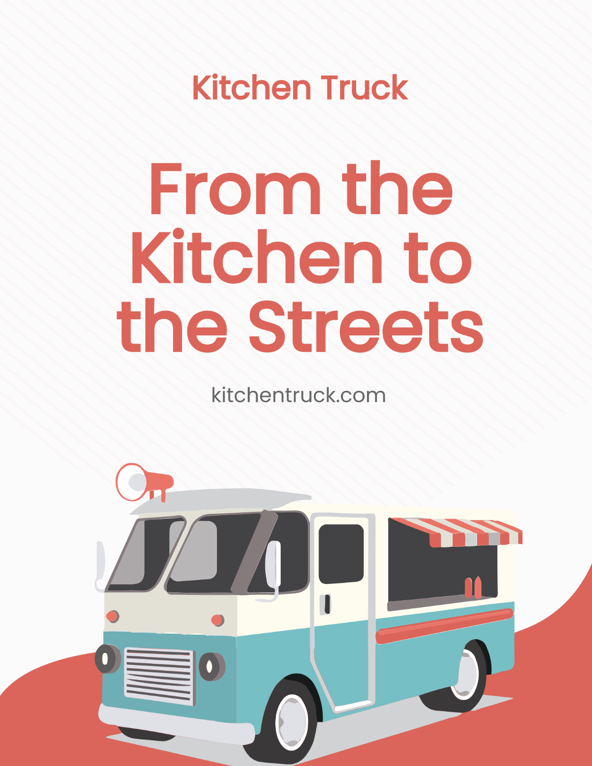 Food Truck Ad Flyer Template