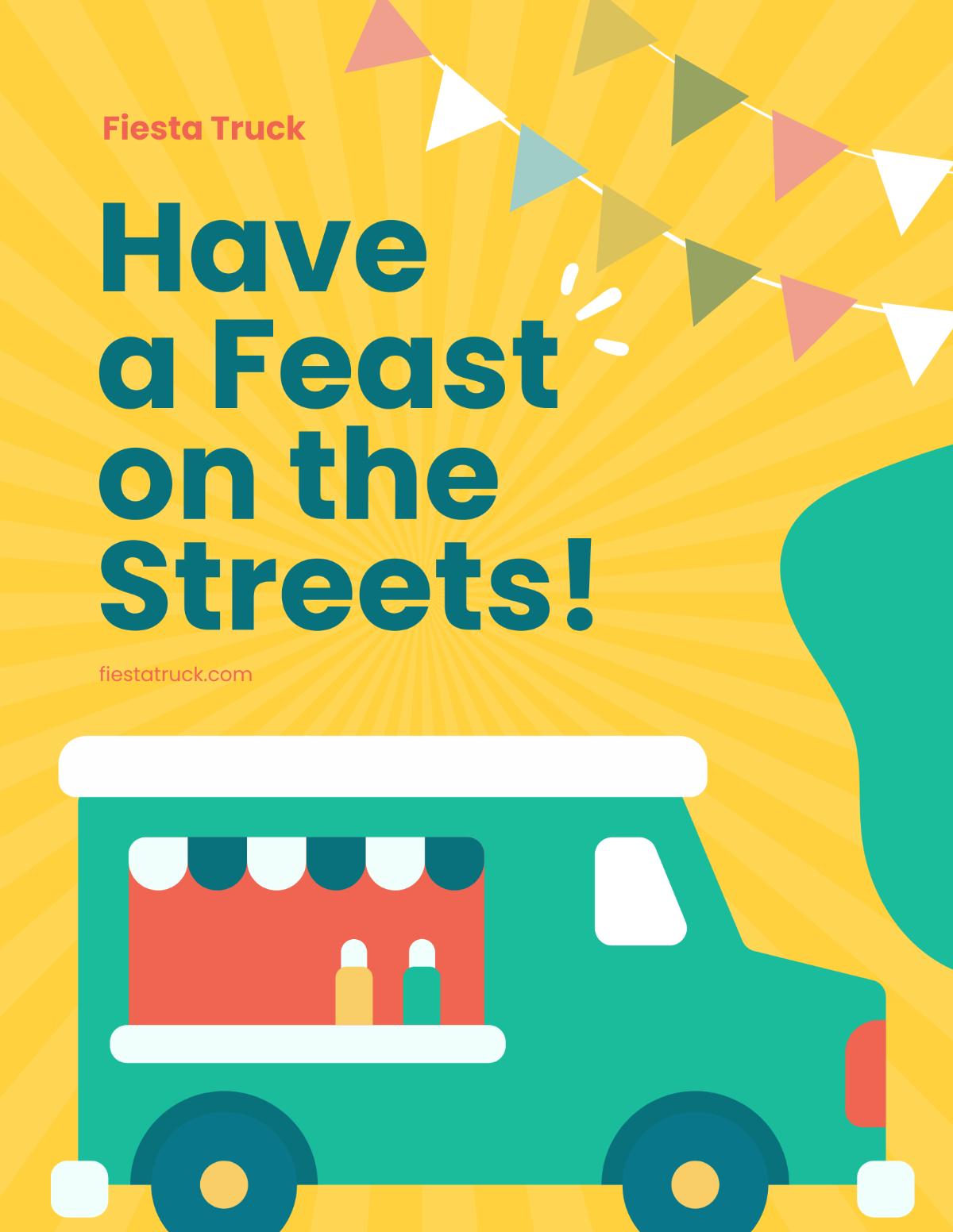 Free Food Truck Festival Flyer Template