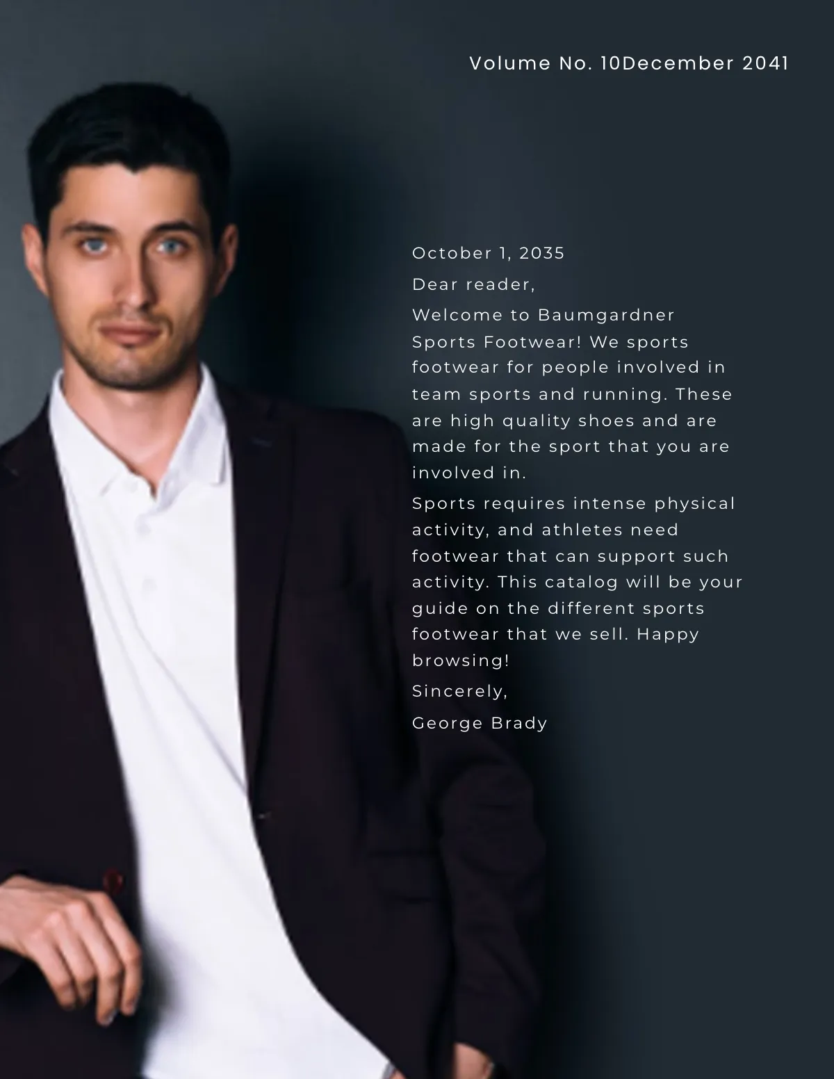 Free Sports Footwear Catalog Template to Edit Online