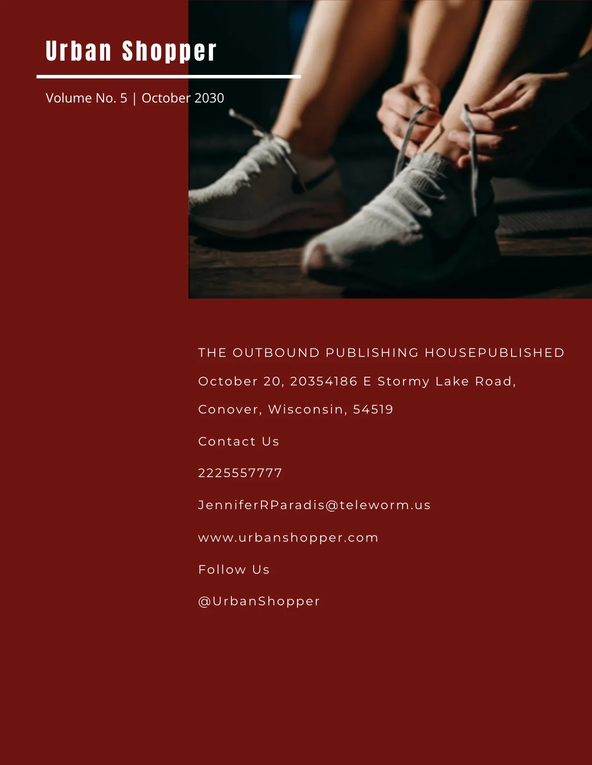 Free Sports Footwear Catalog Template to Edit Online