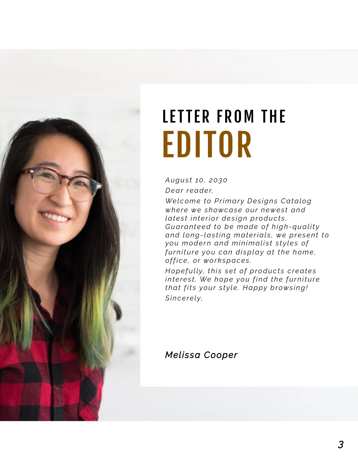 Free Interior Product Catalogue Template to Edit Online