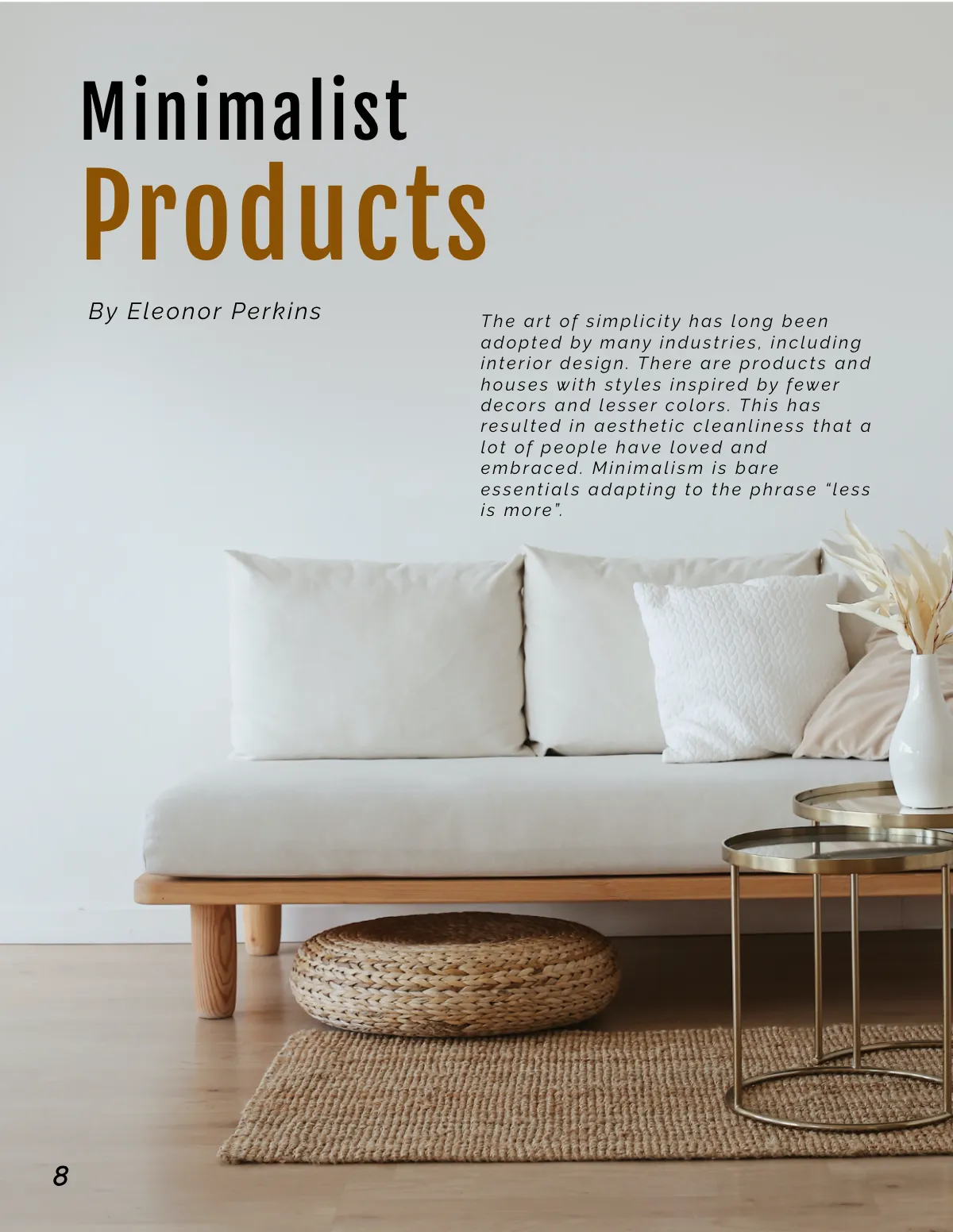 Free Interior Product Catalogue Template to Edit Online