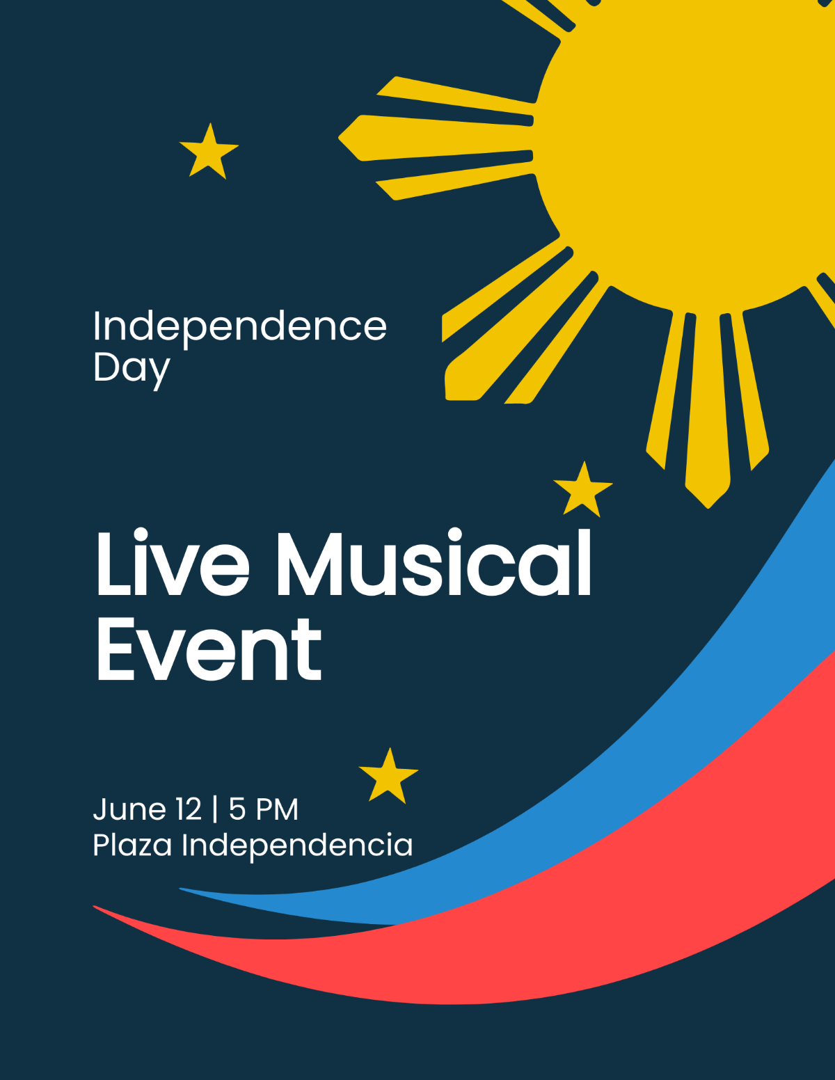 Philippines Independence Day Event Flyer Template