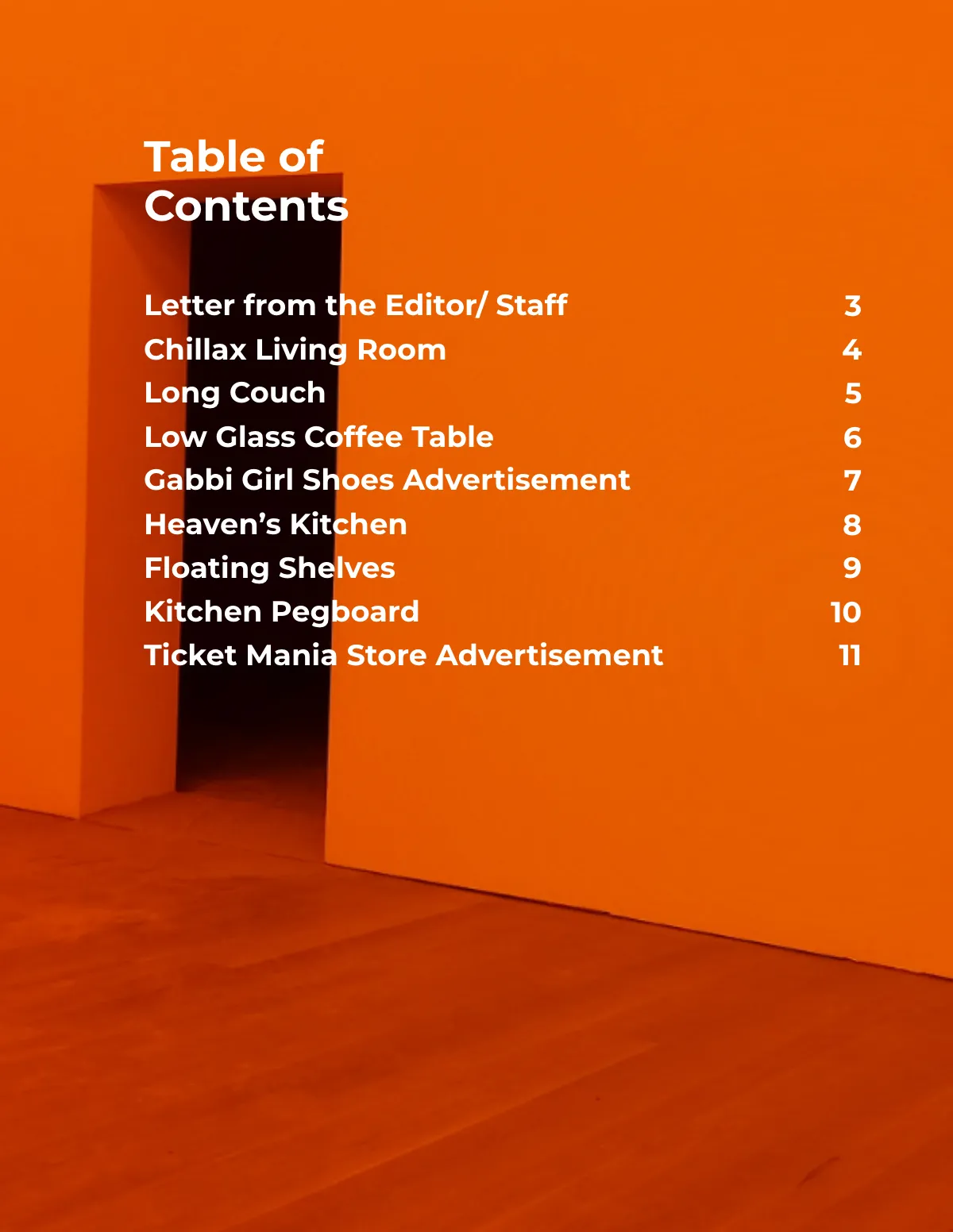 Free Interior Design Product Catalog Template to Edit Online