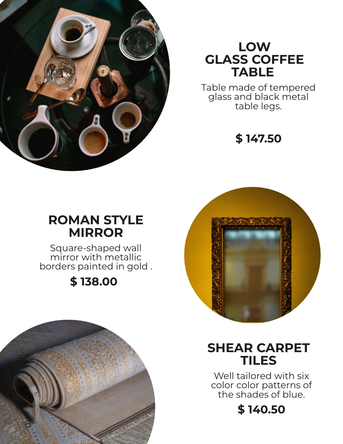 Free Interior Design Product Catalog Template to Edit Online