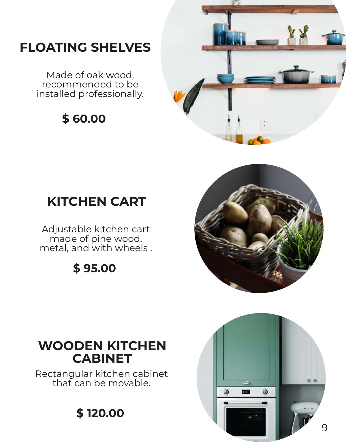 Free Interior Design Product Catalog Template to Edit Online