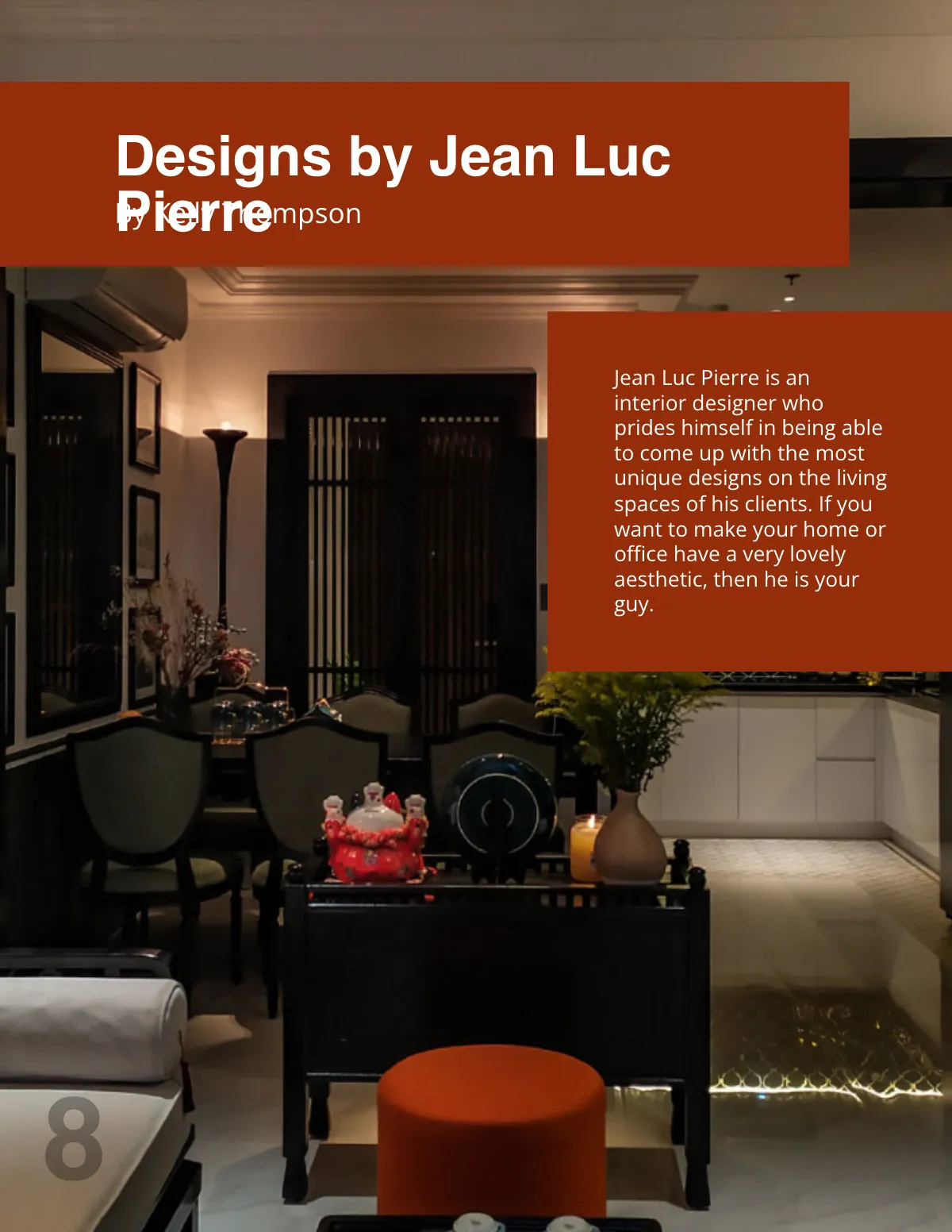 Free Elegant Interior Catalog Template to Edit Online