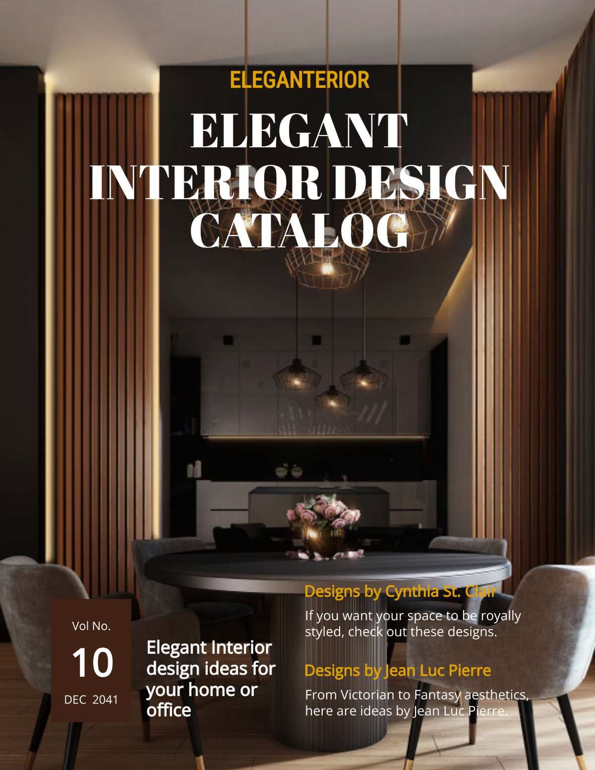Elegant Interior Catalog Template