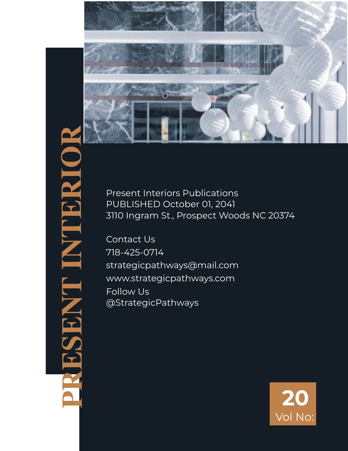 Free Modern Interior Design Catalog Template to Edit Online