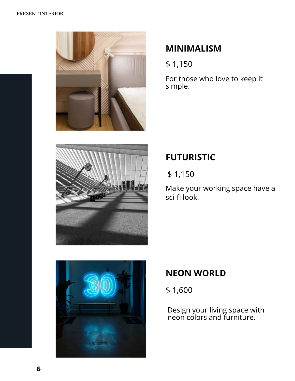 Free Modern Interior Design Catalog Template to Edit Online