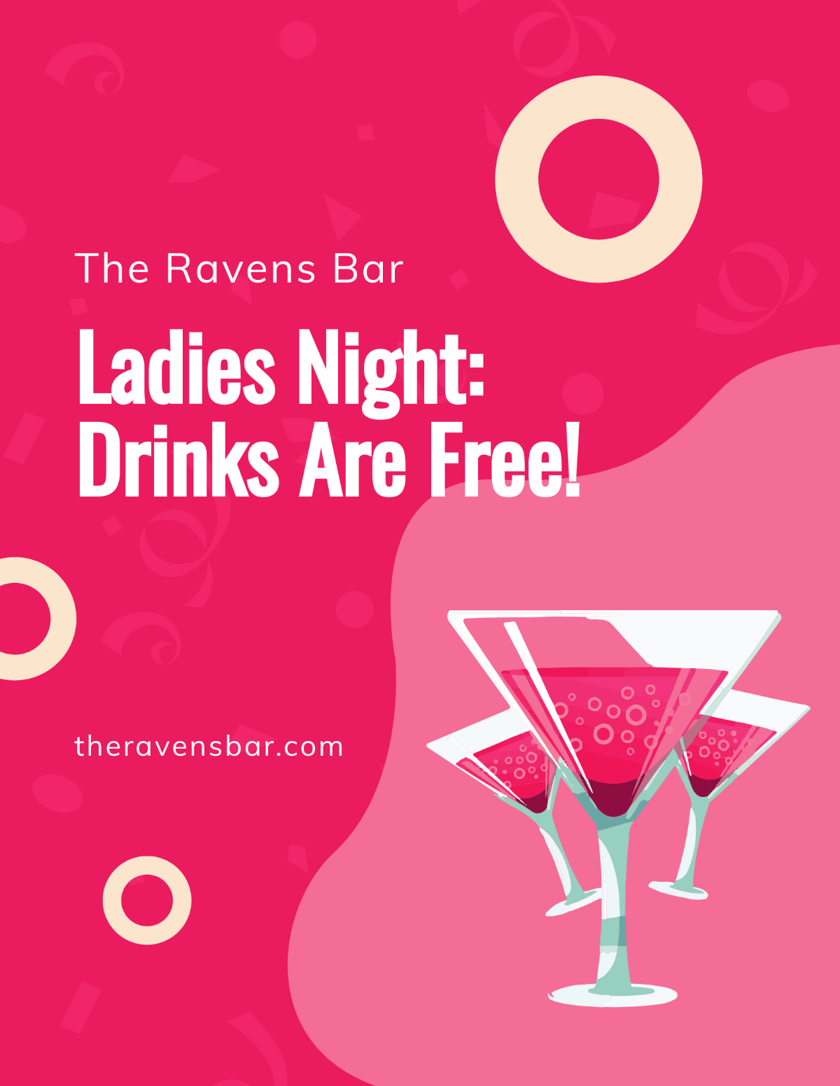 Free Ladies Night Flyer Template
