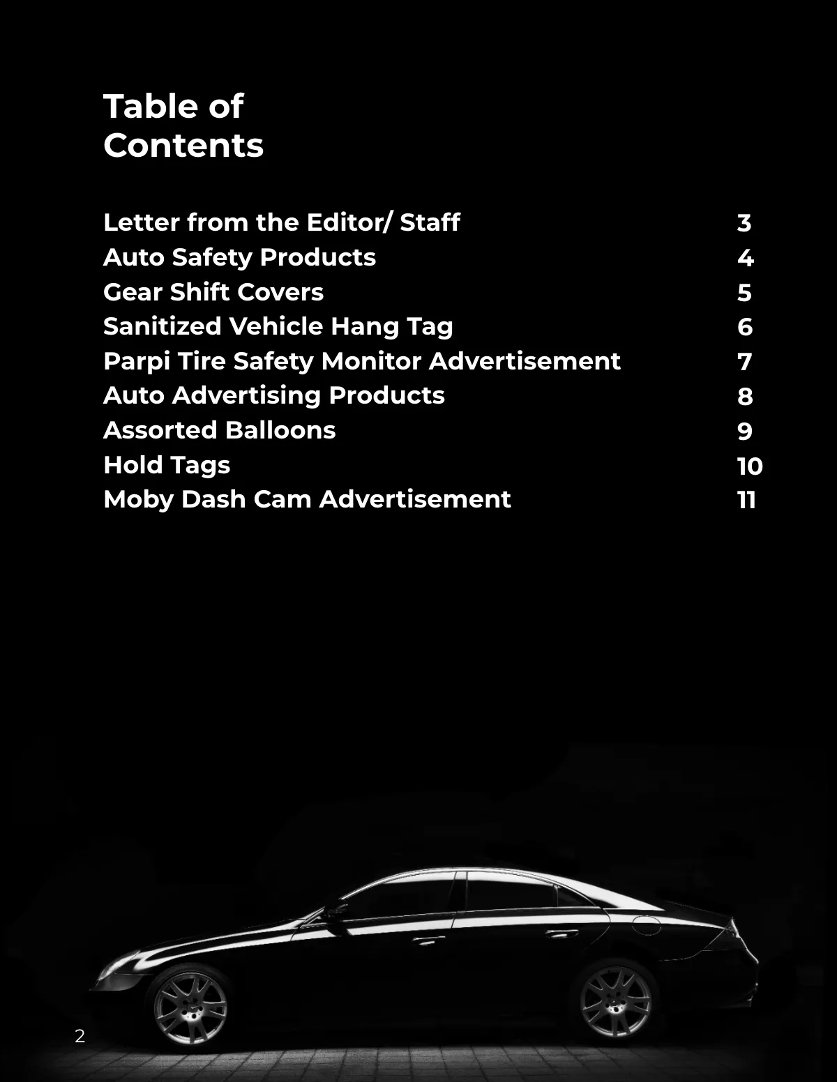 Free Auto Dealer Catalog Template to Edit Online