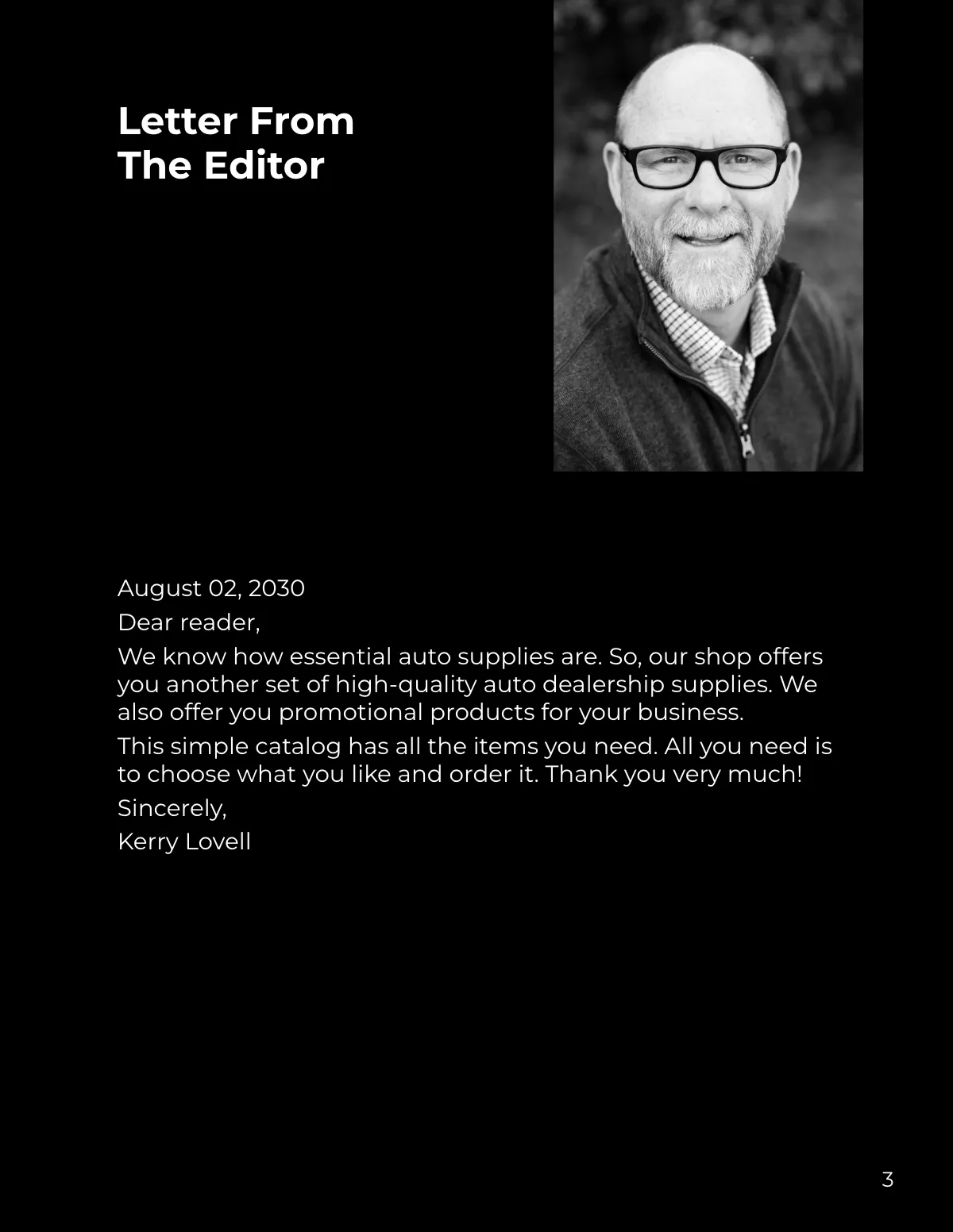 Free Auto Dealer Catalog Template to Edit Online