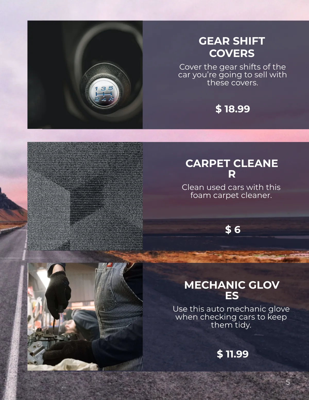 Free Auto Dealer Catalog Template to Edit Online