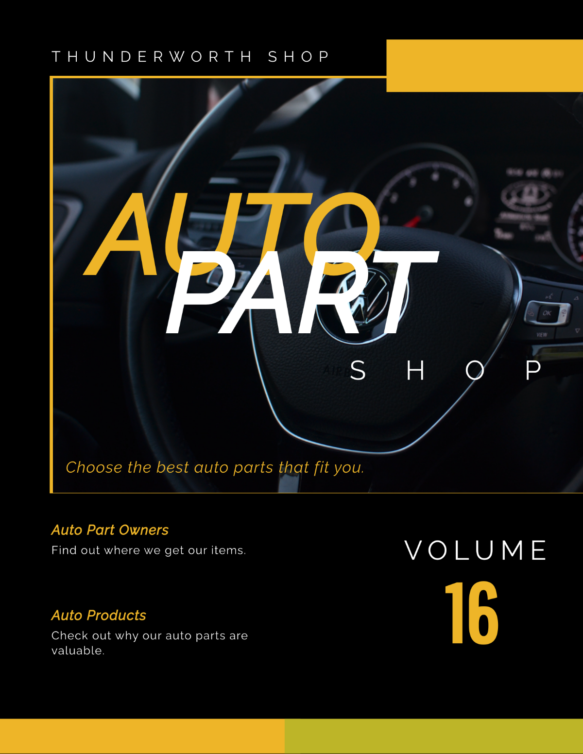Auto Parts Shop Catalog