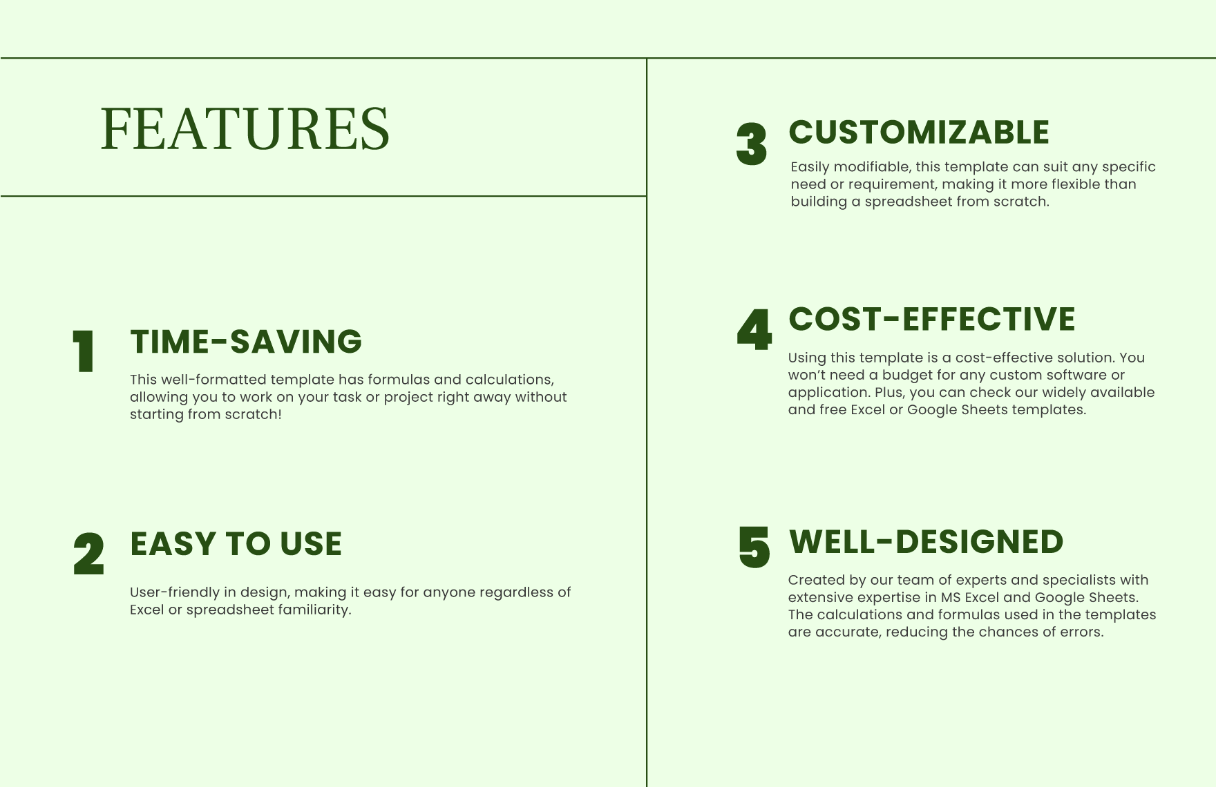 Film Budget Template