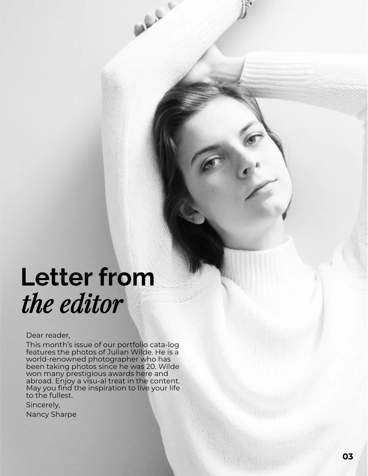 Free Multipurpose Portfolio Catalog Template to Edit Online