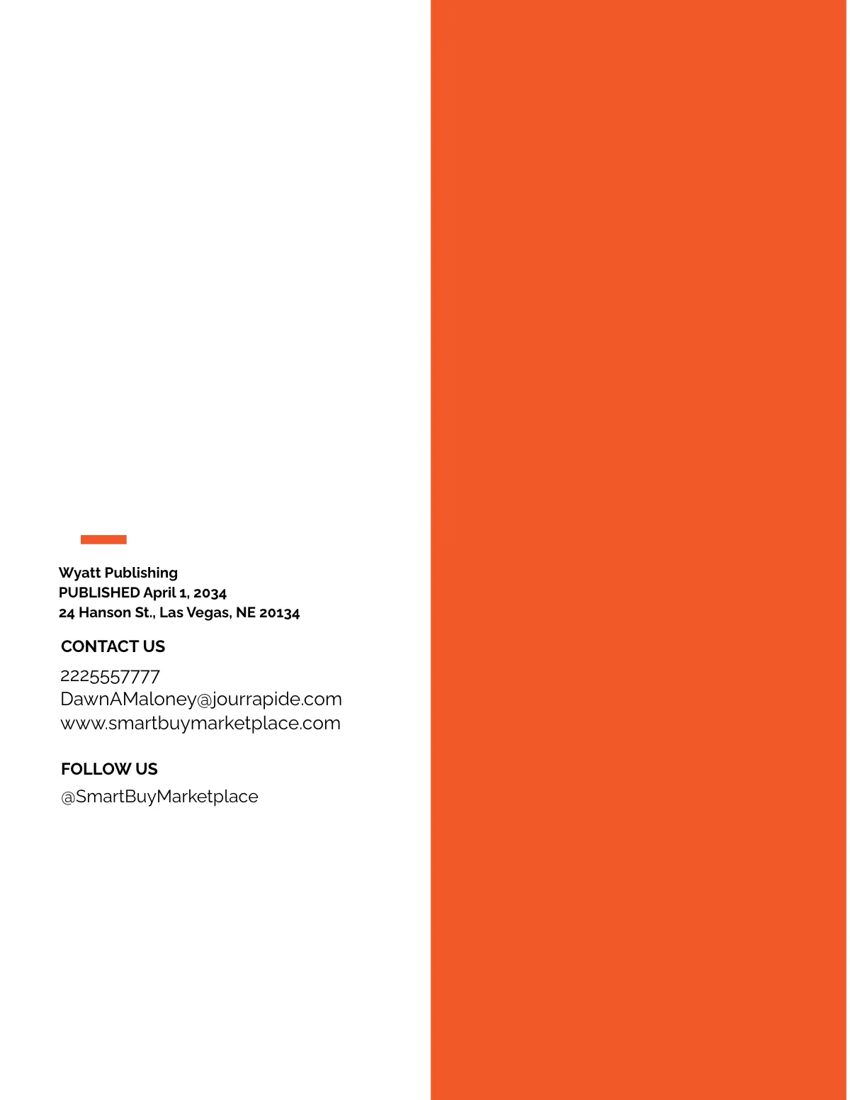 Free Multipurpose Portfolio Catalog Template to Edit Online