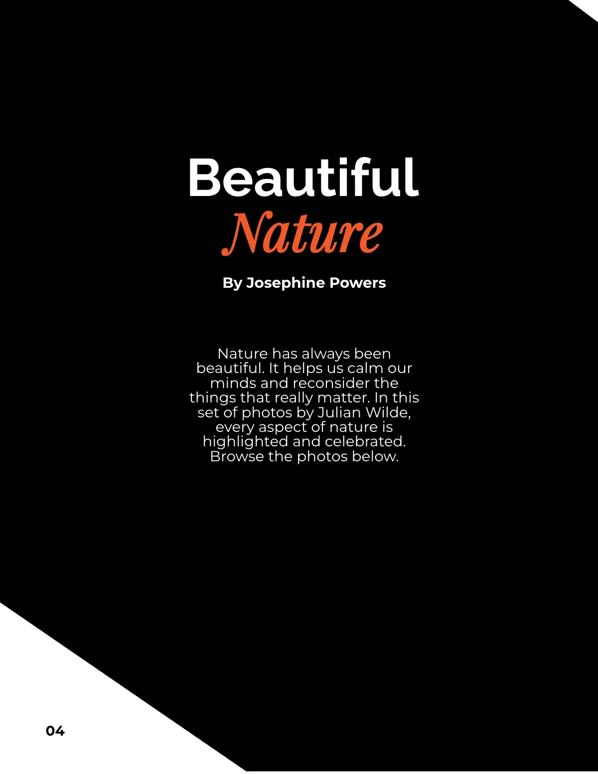 Free Multipurpose Portfolio Catalog Template to Edit Online