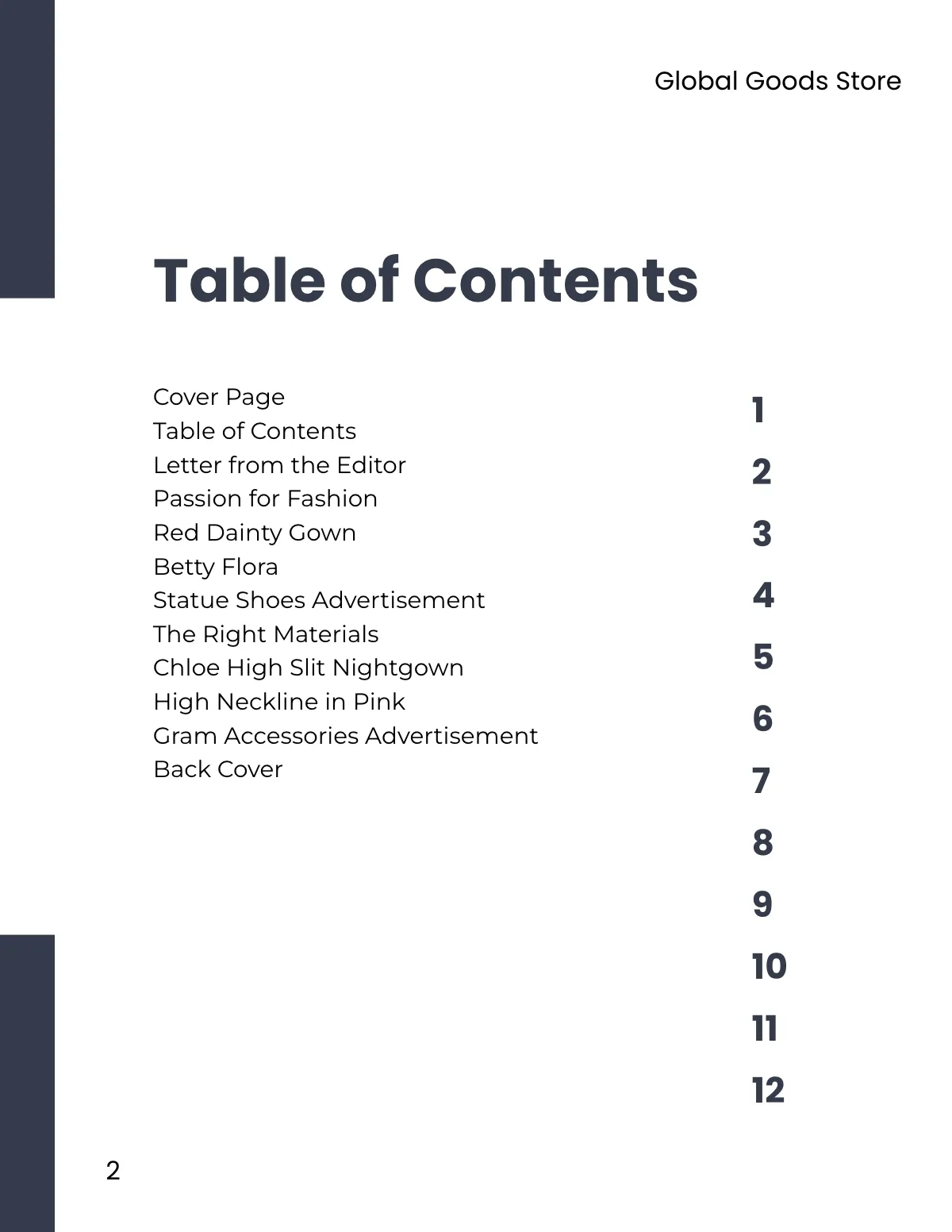 Free A5 Portfolio Catalog Template to Edit Online