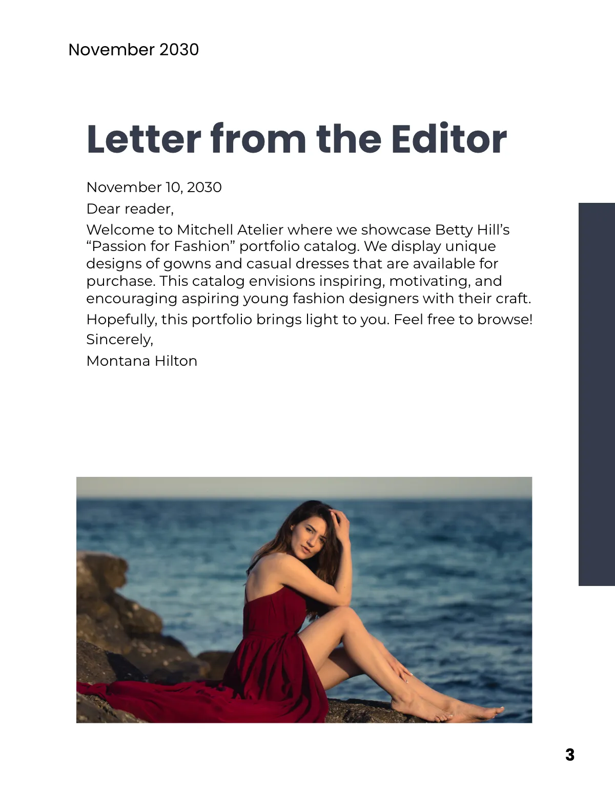 Free A5 Portfolio Catalog Template to Edit Online