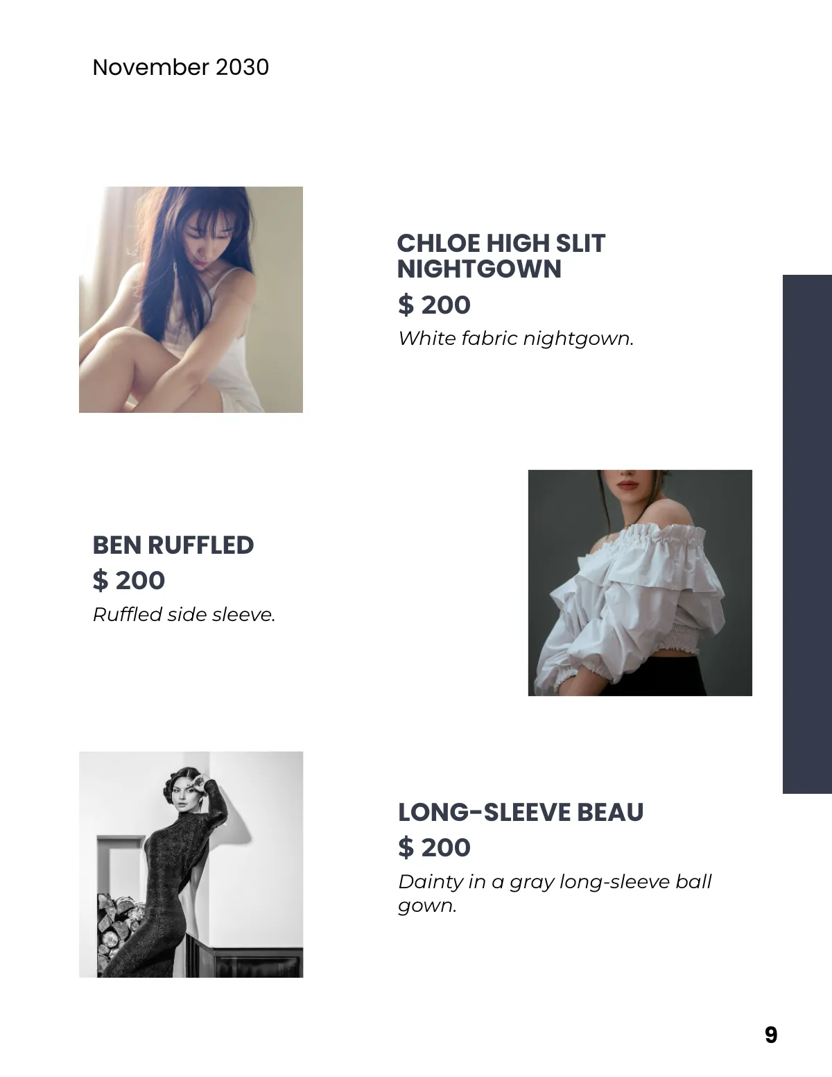 Free A5 Portfolio Catalog Template to Edit Online