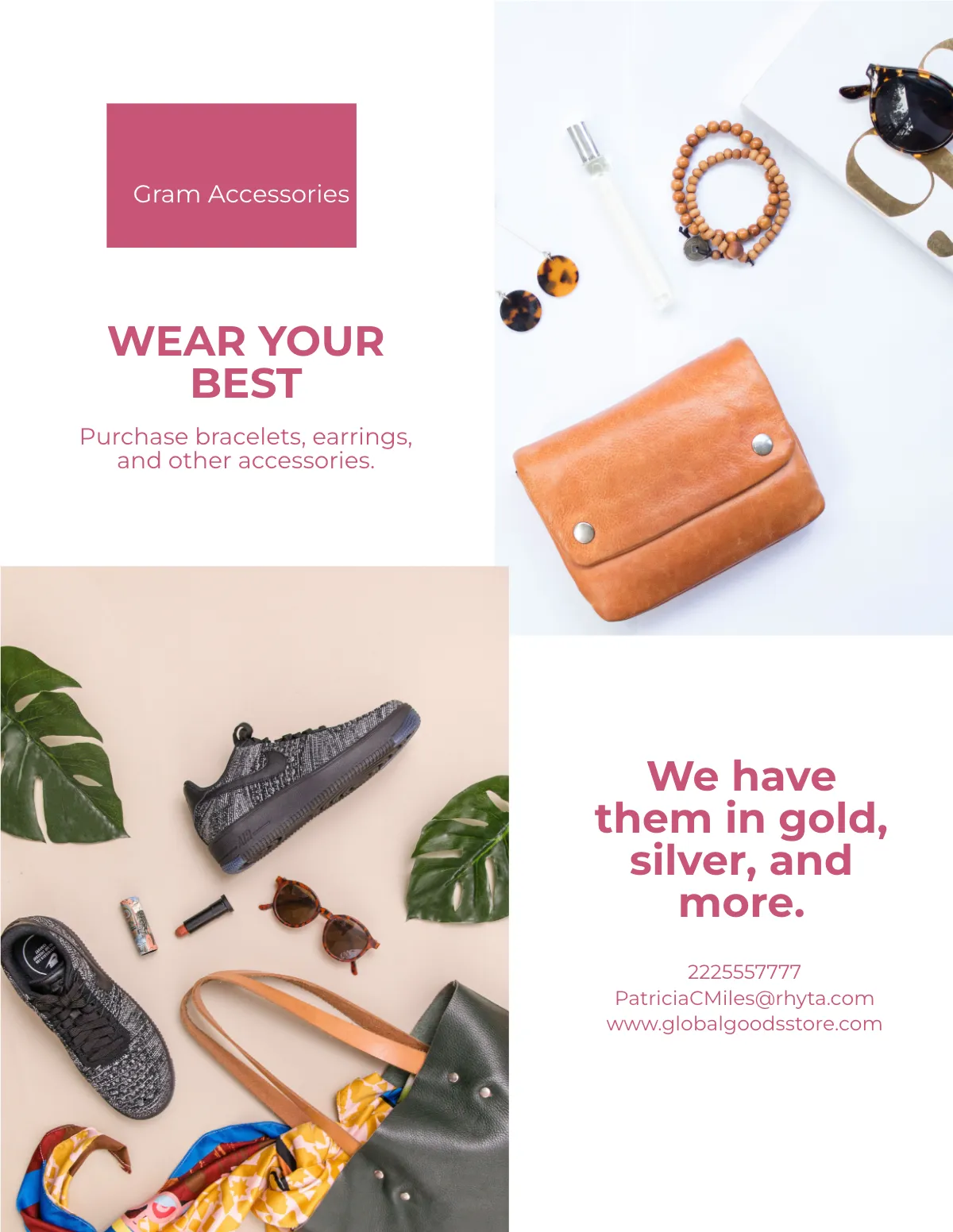 Free A5 Portfolio Catalog Template to Edit Online