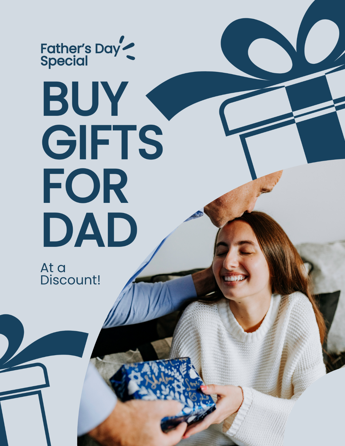 Father's Day Sale Flyer Template