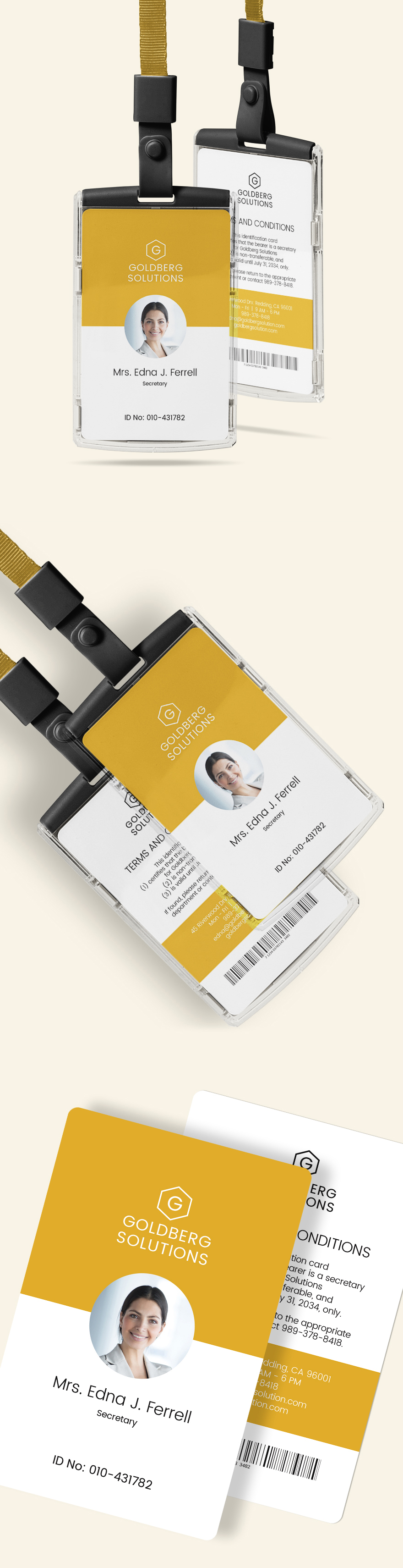 Simple ID Card Template