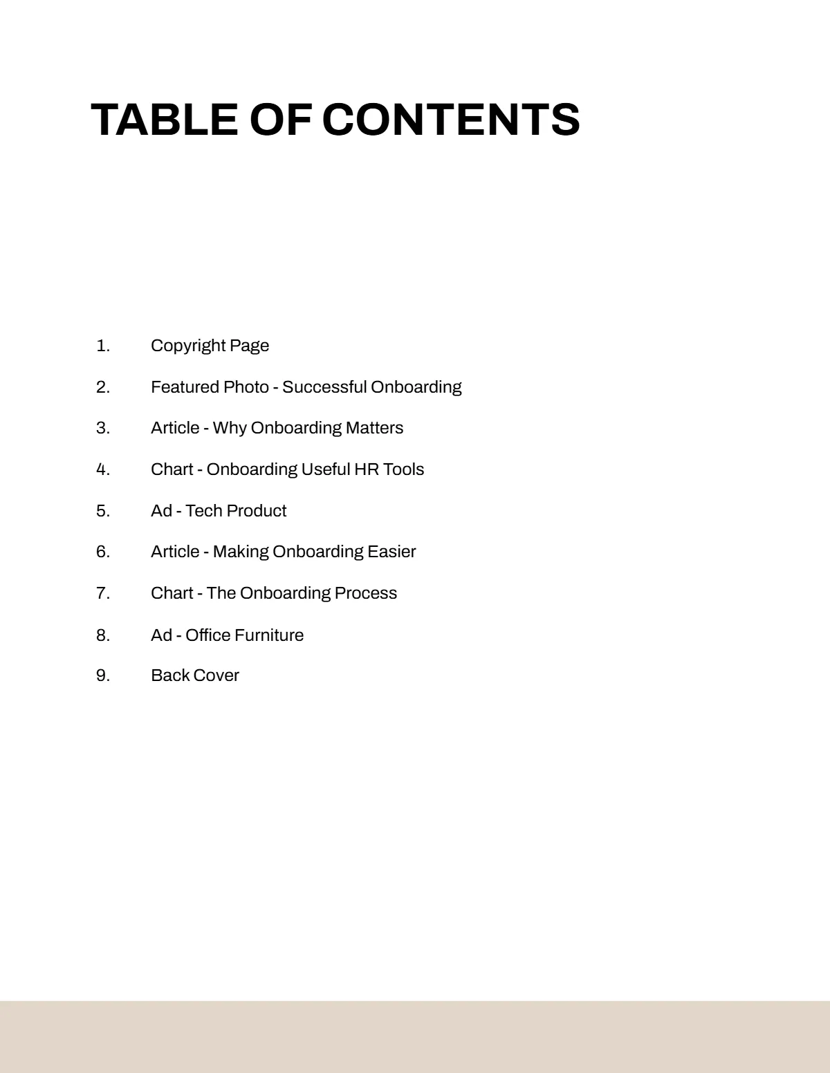 Free Onboarding eBook Template to Edit Online Free Onboarding eBook Template to Edit Online
