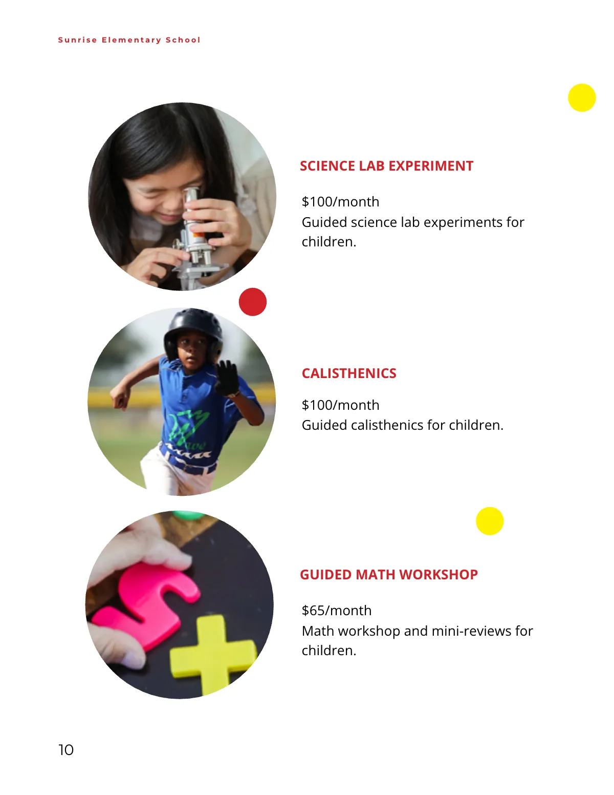 Free Kids School Catalog Template to Edit Online