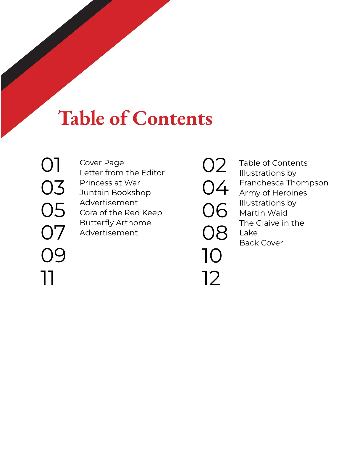 Free Creative Portfolio Catalog Template to Edit Online