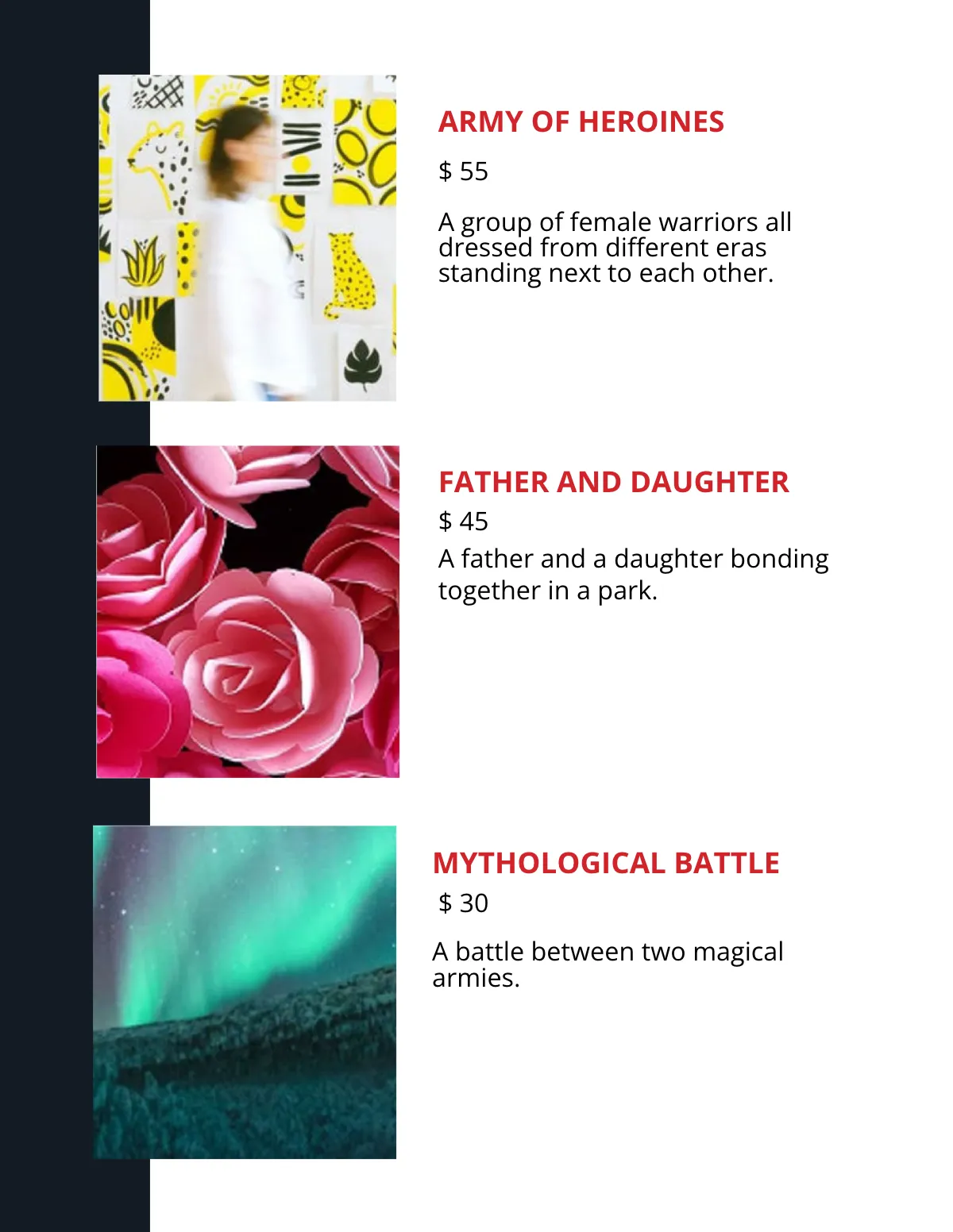 Free Creative Portfolio Catalog Template to Edit Online