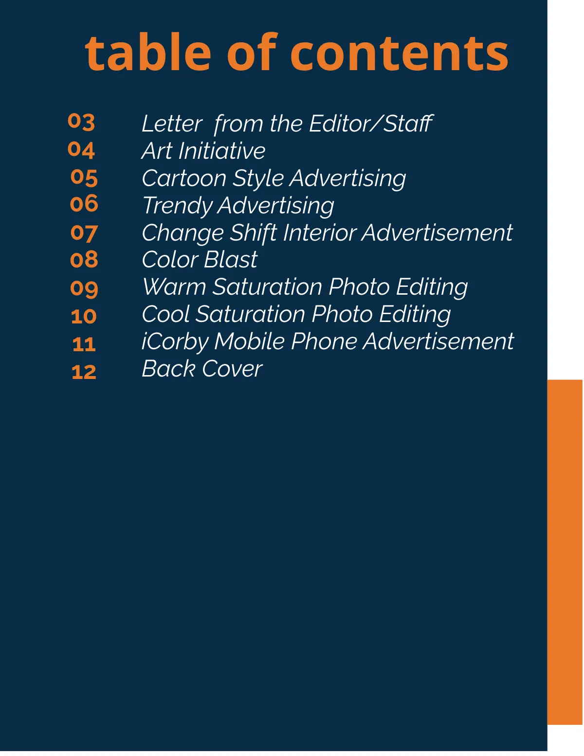 Free Creative Agency Portfolio Catalog Template to Edit Online