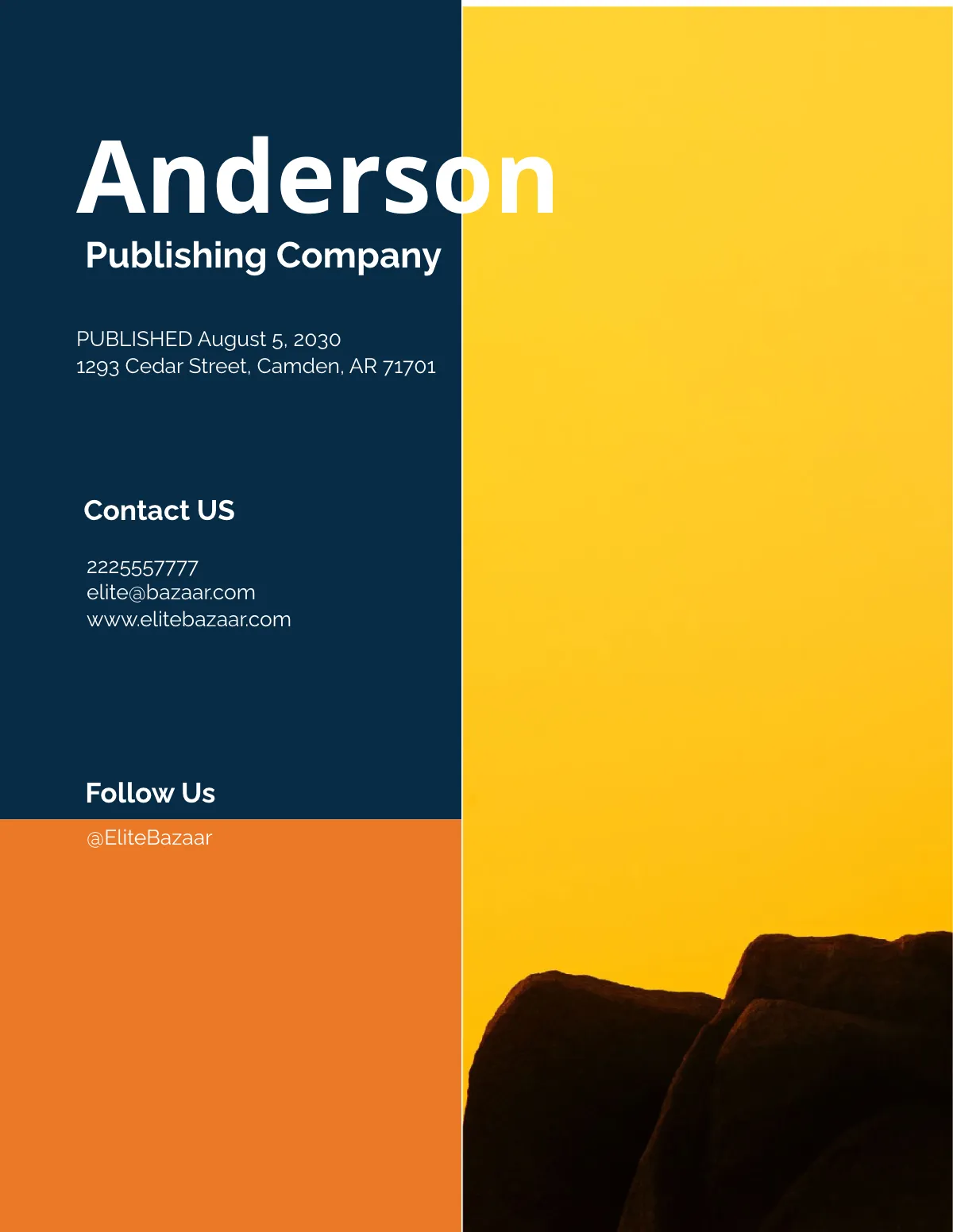 Free Creative Agency Portfolio Catalog Template to Edit Online