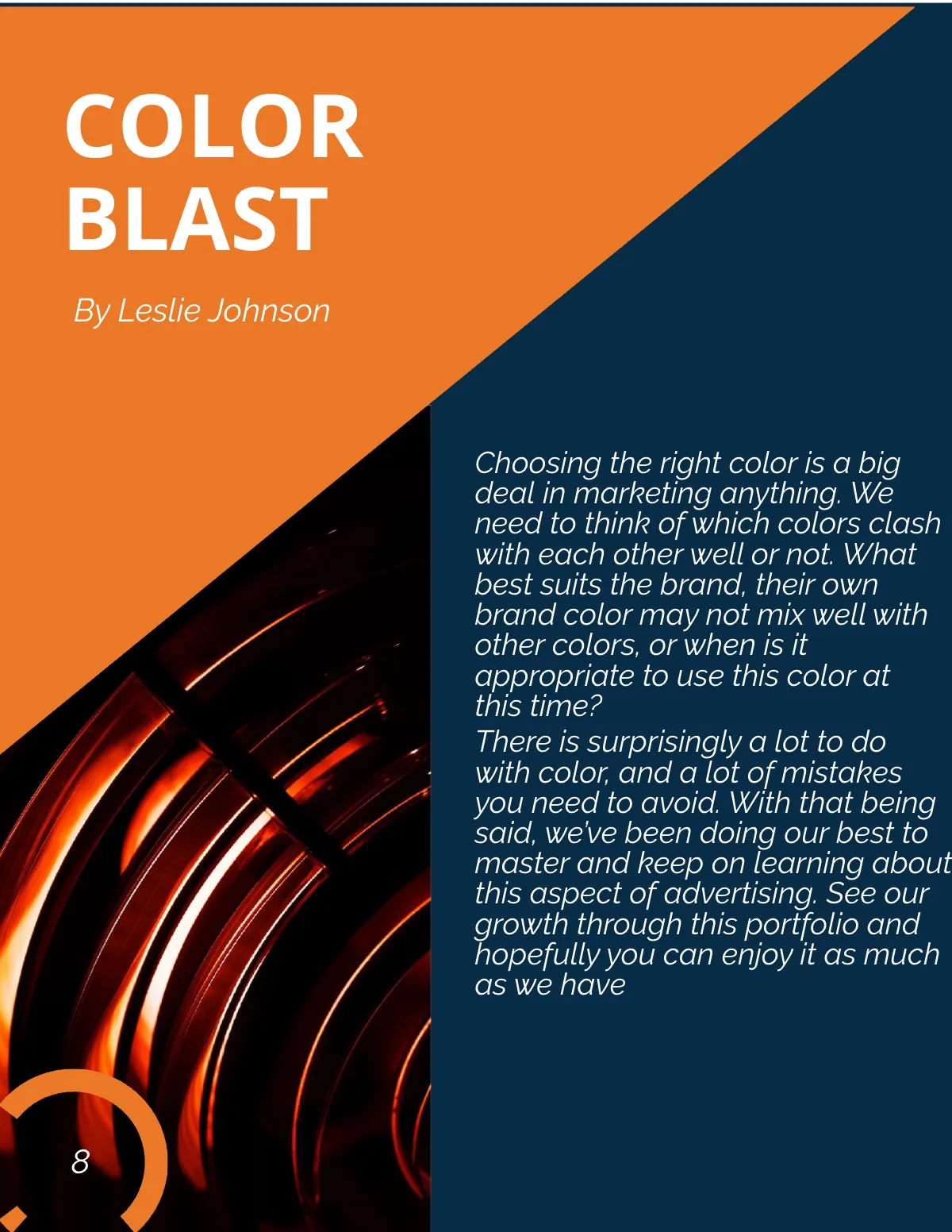 Free Creative Agency Portfolio Catalog Template to Edit Online