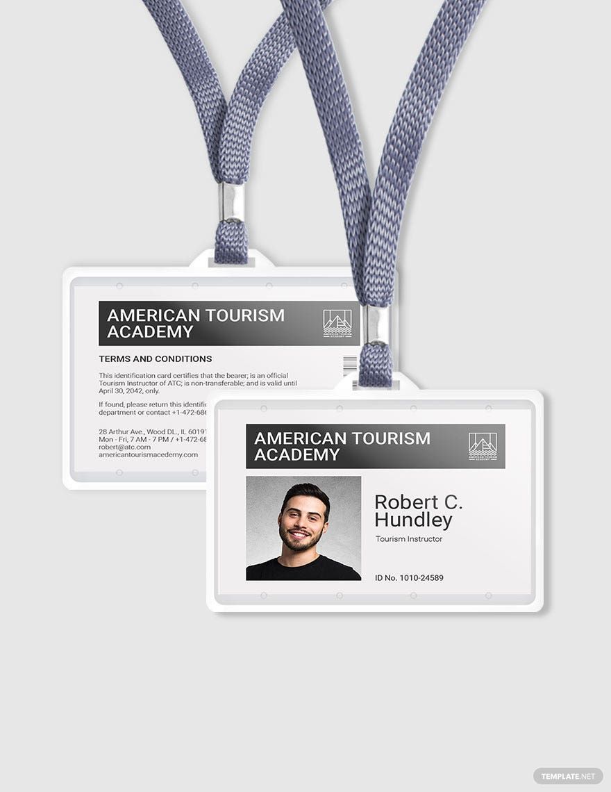 Training College ID Card Template